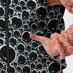 Детский жилет Пузыри и отражение, цвет: 3D-черный — фото 2