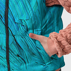 Детский жилет Голубая масляная краска, цвет: 3D-красный — фото 2