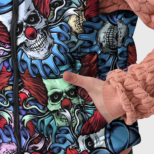 Детский жилет Череп клоун паттерн / 3D-Красный – фото 5