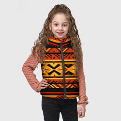Детский жилет Узор в этническом стиле масаев, цвет: 3D-черный — фото 2