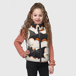 Детский жилет Сладкий хеллоуин, цвет: 3D-черный — фото 2