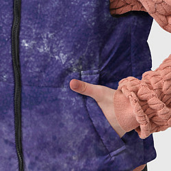 Детский жилет Абстракция - violet color background, цвет: 3D-светло-серый — фото 2