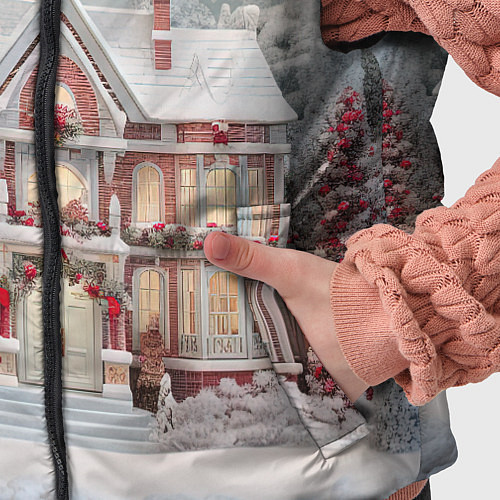 Детский жилет Звездное кружево новогодней ночи / 3D-Черный – фото 5