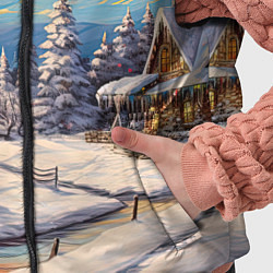 Детский жилет Северное сияние веселья, цвет: 3D-черный — фото 2