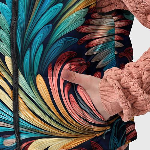 Детский жилет Квиллинг абстракция / 3D-Черный – фото 5