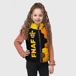 Детский жилет FNAF - gold gradient по-вертикали, цвет: 3D-черный — фото 2