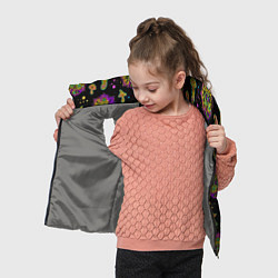 Детский жилет Грибы и мандалы, цвет: 3D-светло-серый — фото 2