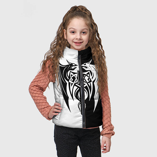 Детский жилет Демоны - кельтика / 3D-Красный – фото 3