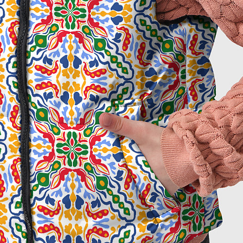 Детский жилет Мелкий красочный узор / 3D-Красный – фото 5