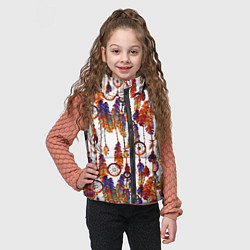 Детский жилет Ловцы снов этническое искусство, цвет: 3D-черный — фото 2