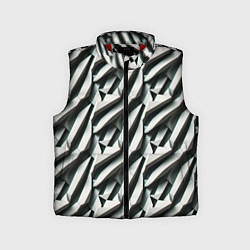 Детский жилет Вертикальные полосы, цвет: 3D-красный