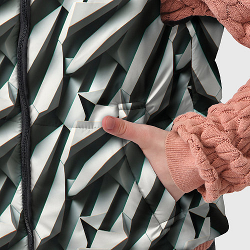 Детский жилет Вертикальные полосы / 3D-Красный – фото 5