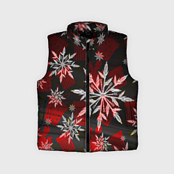 Детский жилет Рождественские снежинки