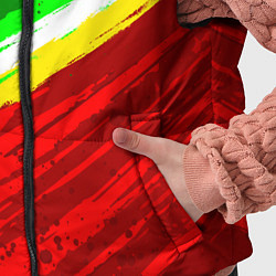 Детский жилет Расцветка Зеленоградского флага, цвет: 3D-светло-серый — фото 2