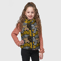 Детский жилет Abstract pattern, цвет: 3D-светло-серый — фото 2