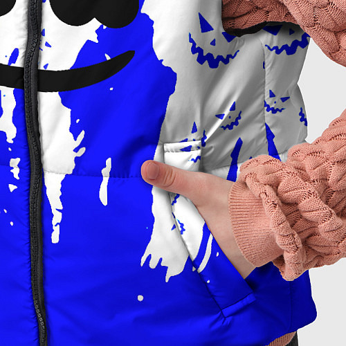 Детский жилет Marshmello dj blue pattern music band / 3D-Светло-серый – фото 5