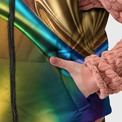 Детский жилет Атласные изгибы, цвет: 3D-черный — фото 2