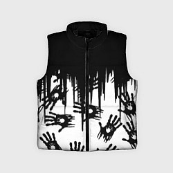 Детский жилет Death Stranding отпечатки рук, цвет: 3D-черный