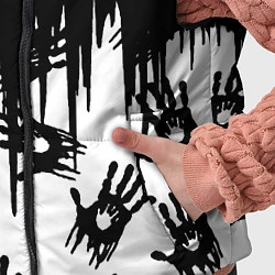 Детский жилет Death Stranding отпечатки рук, цвет: 3D-черный — фото 2