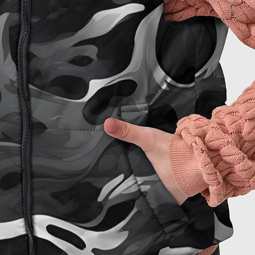 Детский жилет Неукротимый графит / 3D-Светло-серый – фото 5