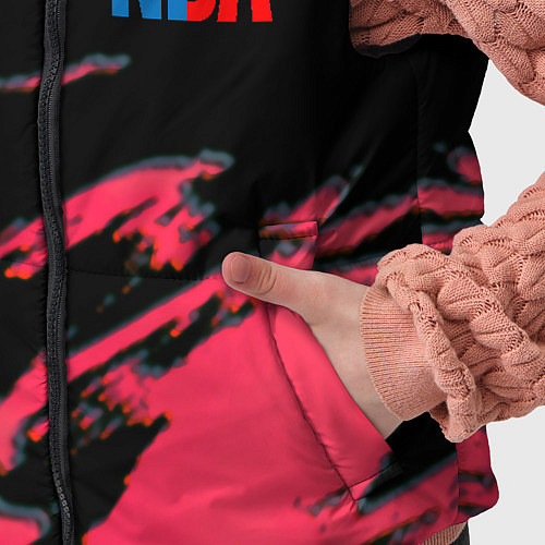Детский жилет NBA краски текстура / 3D-Черный – фото 5