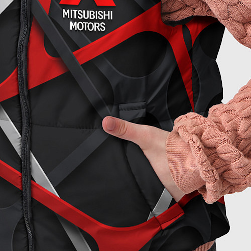 Детский жилет Mitsubishi - texture / 3D-Черный – фото 5