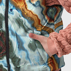 Детский жилет Мраморная текстура, цвет: 3D-светло-серый — фото 2