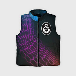 Детский жилет Galatasaray футбольная сетка, цвет: 3D-черный