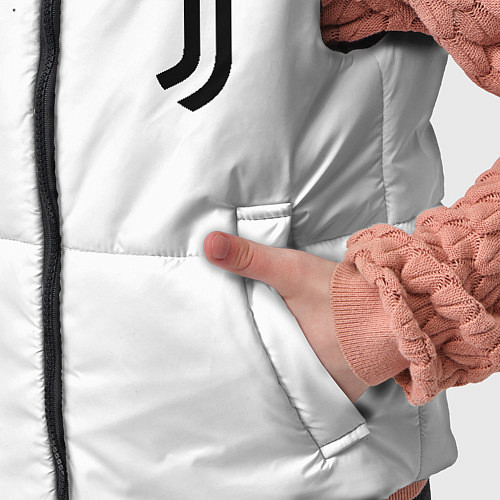 Детский жилет Juventus sport black geometry / 3D-Черный – фото 5