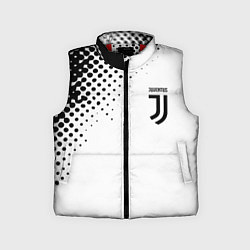 Детский жилет Juventus sport black geometry, цвет: 3D-красный