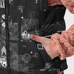 Детский жилет Y2k aesthetics print, цвет: 3D-черный — фото 2