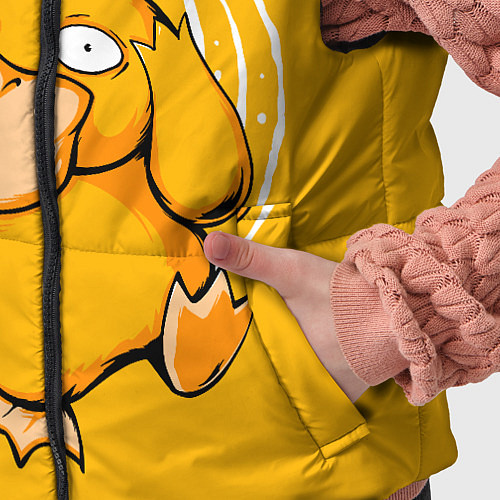 Детский жилет Псидак желтая утка покемон / 3D-Красный – фото 5
