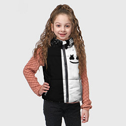 Детский жилет Marshmello краски музыка, цвет: 3D-красный — фото 2