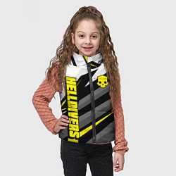Детский жилет Helldivers 2 - yellow uniform, цвет: 3D-черный — фото 2