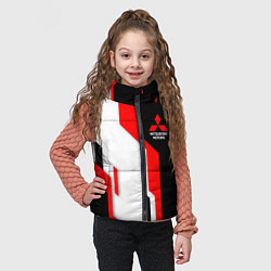 Детский жилет Mitsubishi red uniform, цвет: 3D-светло-серый — фото 2
