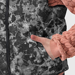 Детский жилет Абстракция - серый антрацит, цвет: 3D-светло-серый — фото 2