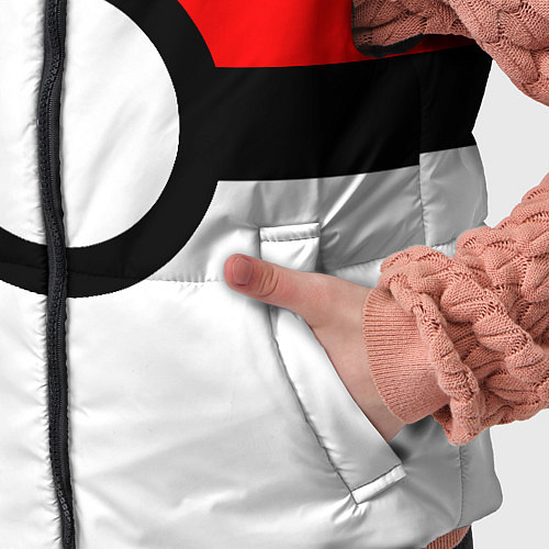 Детский жилет Pokeball texture / 3D-Черный – фото 5