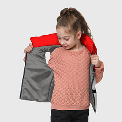 Детский жилет Pokeball texture, цвет: 3D-светло-серый — фото 2