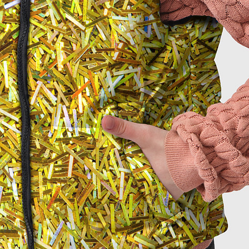 Детский жилет Золотые ленточки / 3D-Черный – фото 5