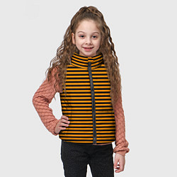 Детский жилет Георгиевская полоса чёрно-жёлтый, цвет: 3D-черный — фото 2