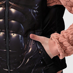 Детский жилет Экзоскелет робота киборга с накаченным торсом, цвет: 3D-черный — фото 2