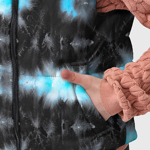 Детский жилет Сине чёрный тайдай / 3D-Черный – фото 5