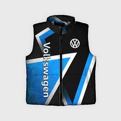Детский жилет Volkswagen - бело-синий треугольник, цвет: 3D-светло-серый
