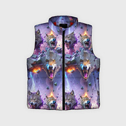 Детский жилет Волки и молнии