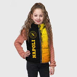 Детский жилет Napoli - gold gradient по-вертикали, цвет: 3D-черный — фото 2