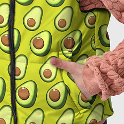Детский жилет Паттерн с половинкой авокадо, цвет: 3D-черный — фото 2