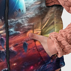 Детский жилет Космос фантастическая планета, цвет: 3D-черный — фото 2