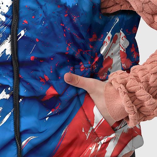 Детский жилет Im from Russia / 3D-Светло-серый – фото 5