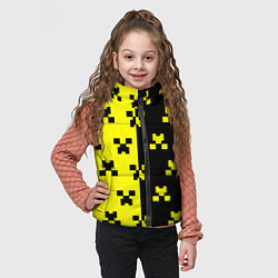 Детский жилет Minecraft logo brend online, цвет: 3D-красный — фото 2