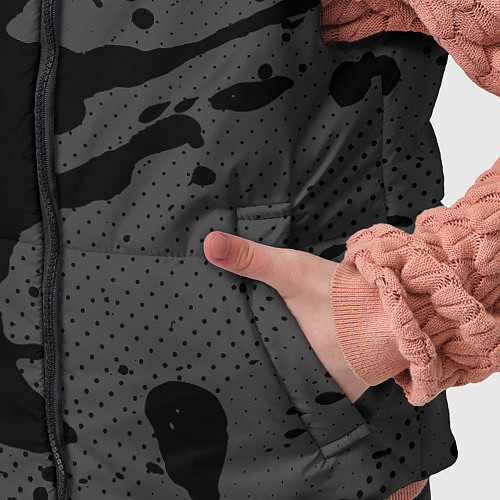 Детский жилет Bayer 04 sport на темном фоне по-вертикали / 3D-Черный – фото 5